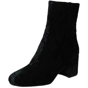 New Via Spiga Fletcher Black Velvet Ankle Boot